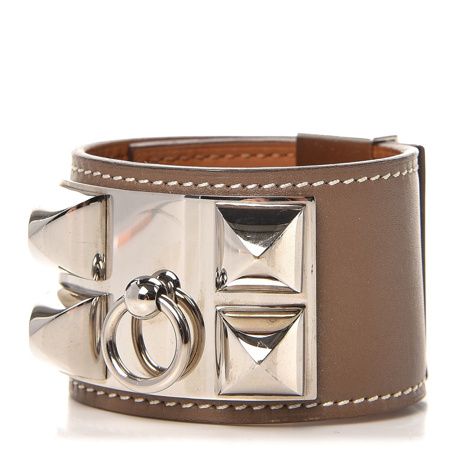 Hermes Swift Collier De Chien CDC Bracelet S Etoupe 1 of 7