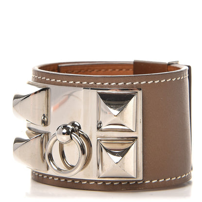 Hermes Swift Collier De Chien CDC Bracelet S Etoupe 1 of 7