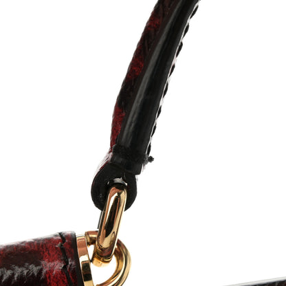 Dolce & Gabbana Dauphine Crystal Leopard Print Mini Miss Sicily Satchel Red 10 of 11
