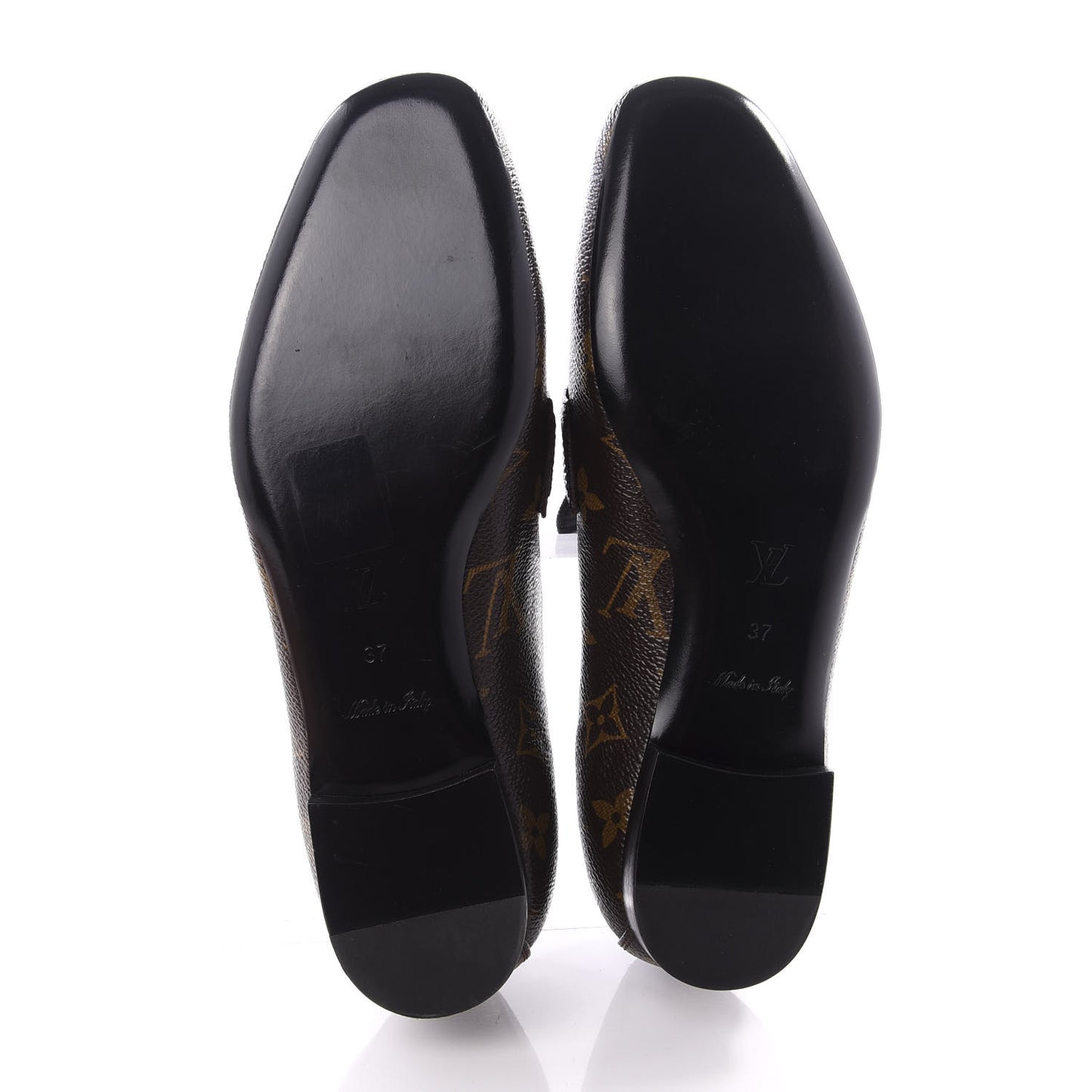 Monogram Upper Case Flat Loafer 37