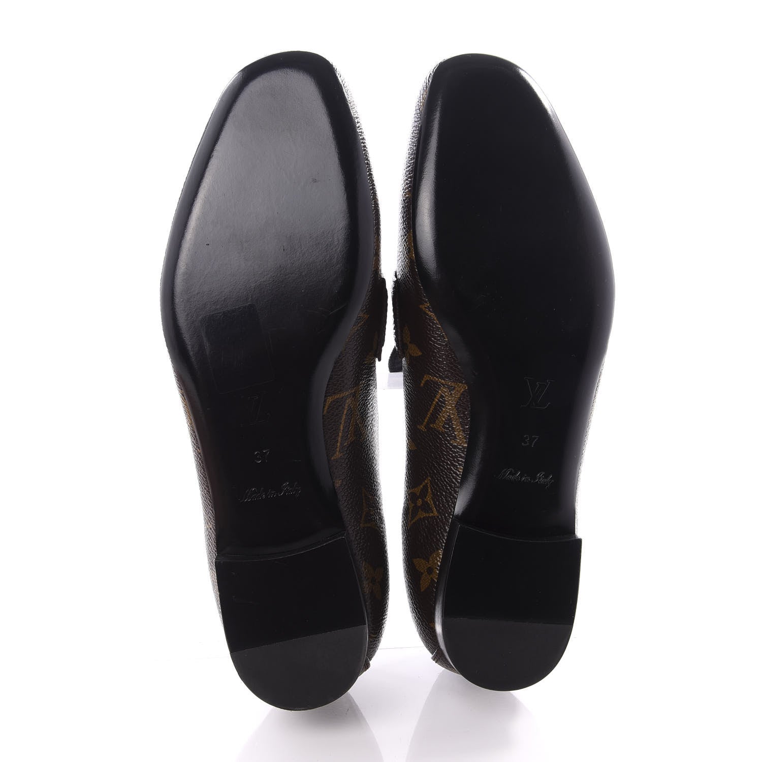Louis Vuitton Monogram Upper Case Flat Loafer 37 6 of 10