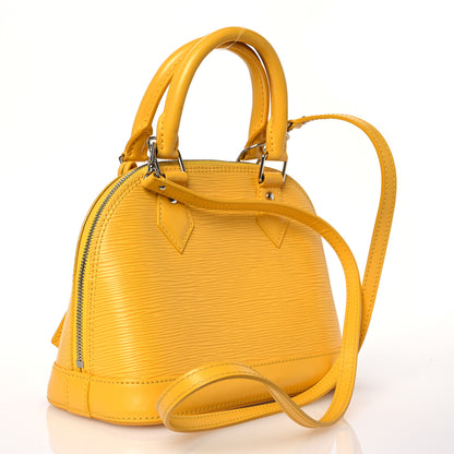 Louis Vuitton Epi Alma BB Citron 2 of 13