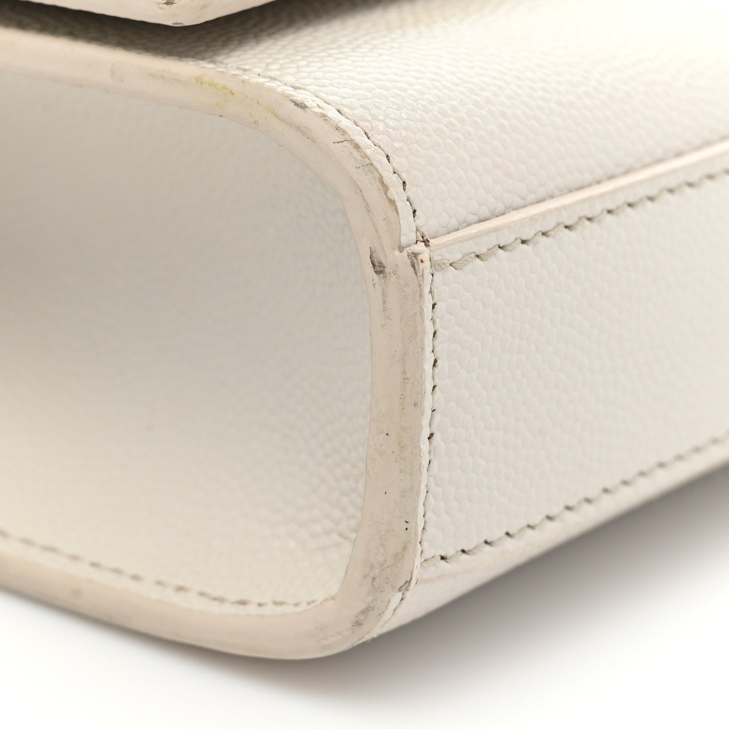Grain De Poudre Small Monogram Kate Satchel Icy White
