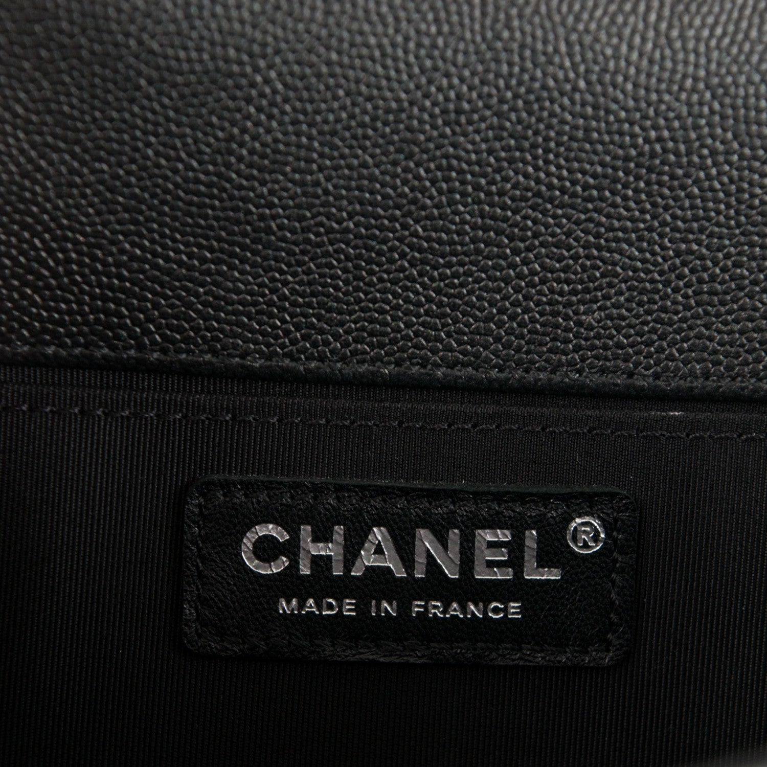 Chanel Caviar Quilted Medium Boy Flap So Black 8 of 9