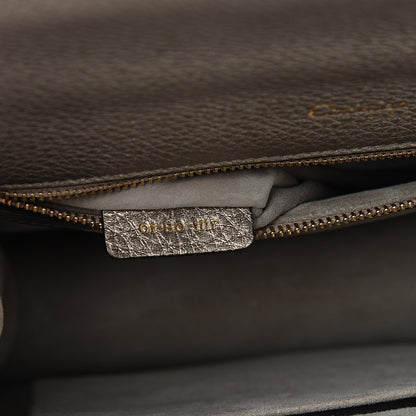 Christian Dior Metallic Grained Calfskin Medium Diorama Flap Bag Pale Gold 7 of 11