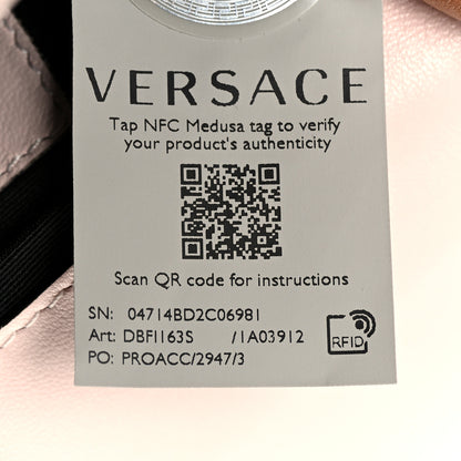 Versace Nappa Quilted Small Medusa Chain Crossbody Light Pink 7 of 10