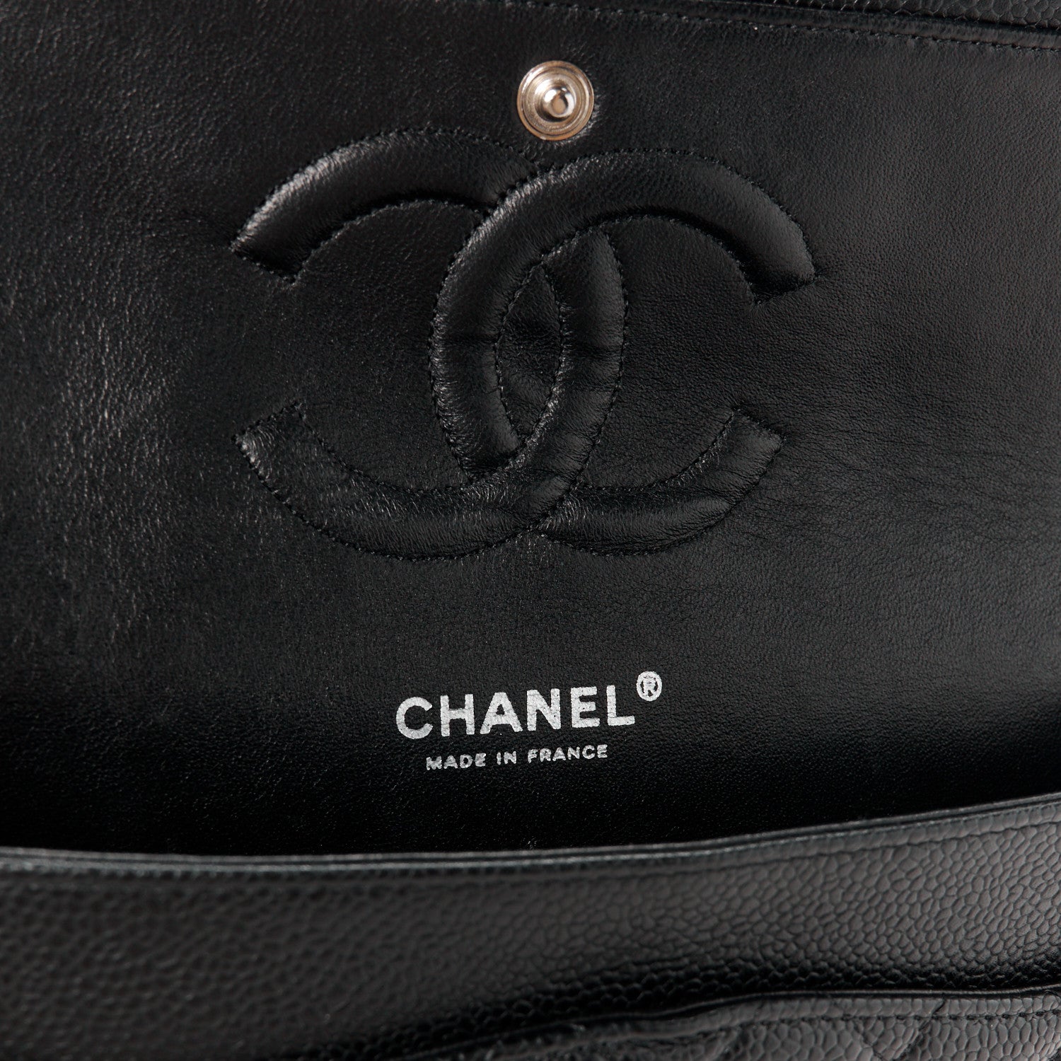 Chanel Caviar Quilted Medium Double Flap Black 6 of 11