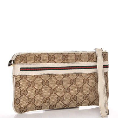 Gucci Monogram Mayfair Wristlet Off White 3 of 7