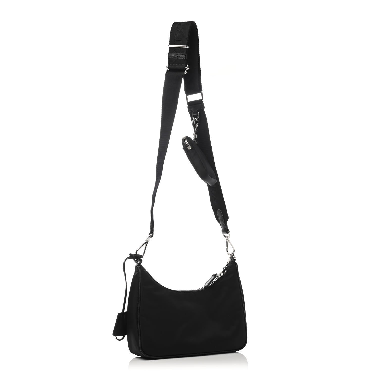 Prada Nylon Re-Edition 2005 Shoulder Bag Black 2 of 4
