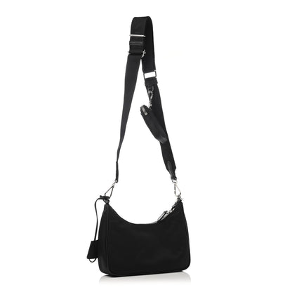 Prada Nylon Re-Edition 2005 Shoulder Bag Black 2 of 4