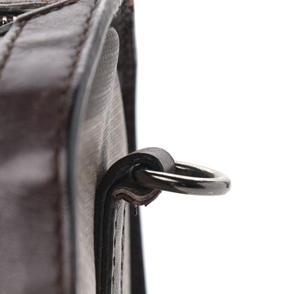 Burberry Smoked Check Medium Alchester Bowling Bag Plum 14 of 21