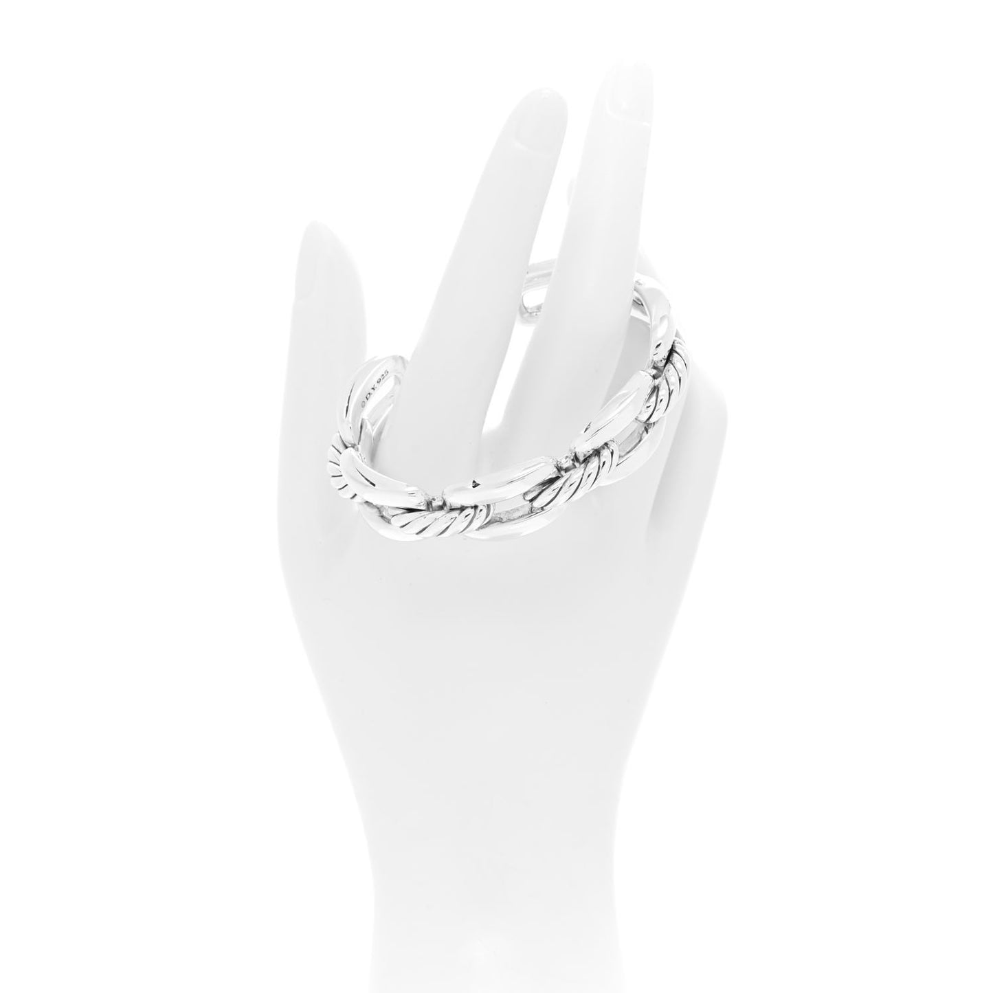 Sterling Silver Wellesley Link Cuff Bracelet