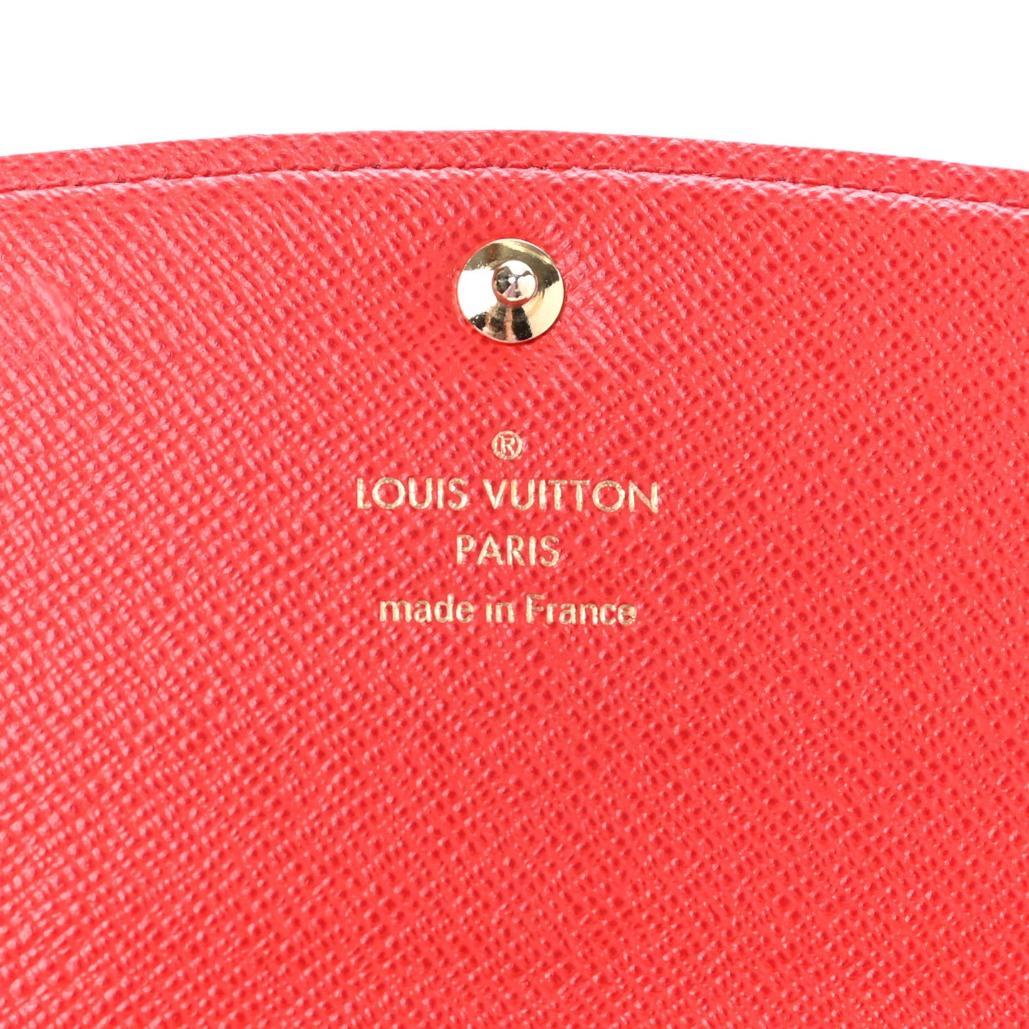 Monogram Bloom Flower Emilie Wallet Coquelicot