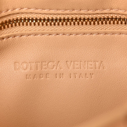 Bottega Veneta Lambskin Maxi Intreccio Padded Chain Cassette Crossbody Bag Almond 6 of 8