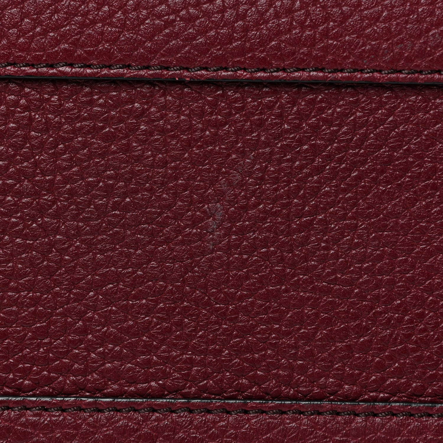 Burberry Grainy Calfskin Studded Fringe Baby Banner Tote Damson Magenta 13 of 15