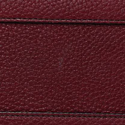 Burberry Grainy Calfskin Studded Fringe Baby Banner Tote Damson Magenta 13 of 15