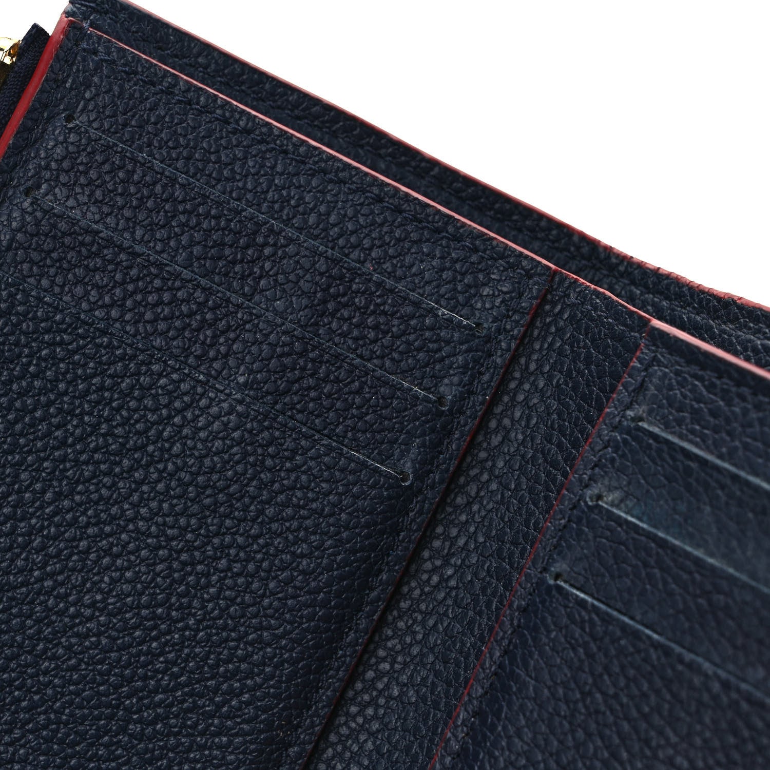 Louis Vuitton Empreinte Victorine Wallet Marine Rouge 7 of 8