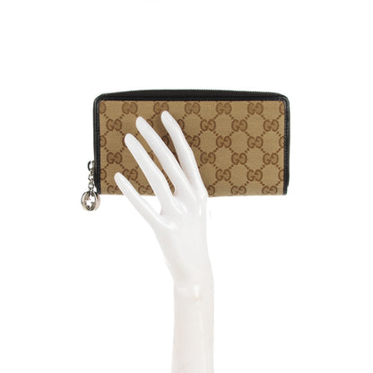 Gucci Monogram Large Twins Zip Around Wallet Dark Brown 2 of 7