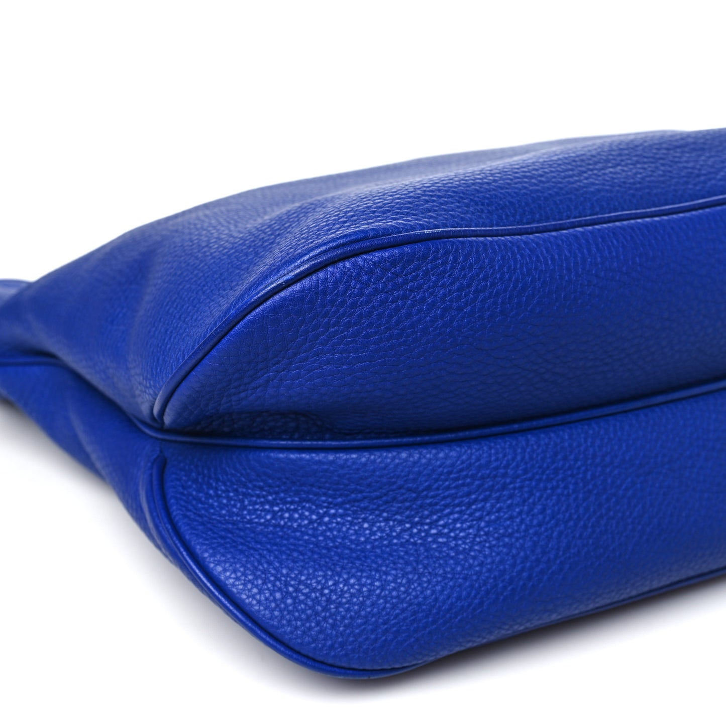 Calfskin Gancini Hobo Blue