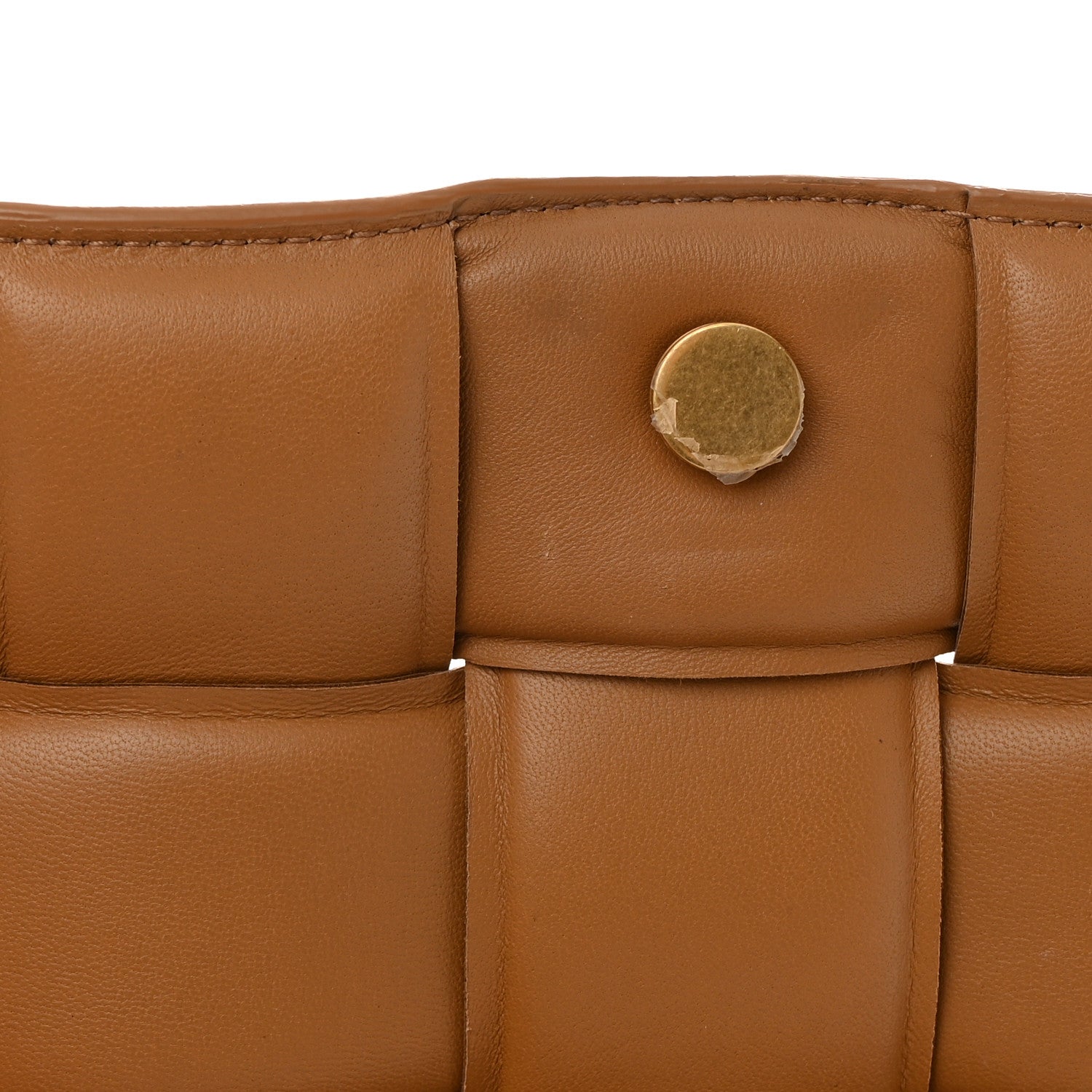 Bottega Veneta Nappa Maxi Intreccio Padded Cassette Crossbody Bag Caramel 12 of 18