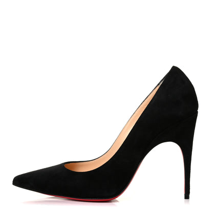 Christian Louboutin Veau Velours Alminette 100 Pumps 37 Black 1 of 6