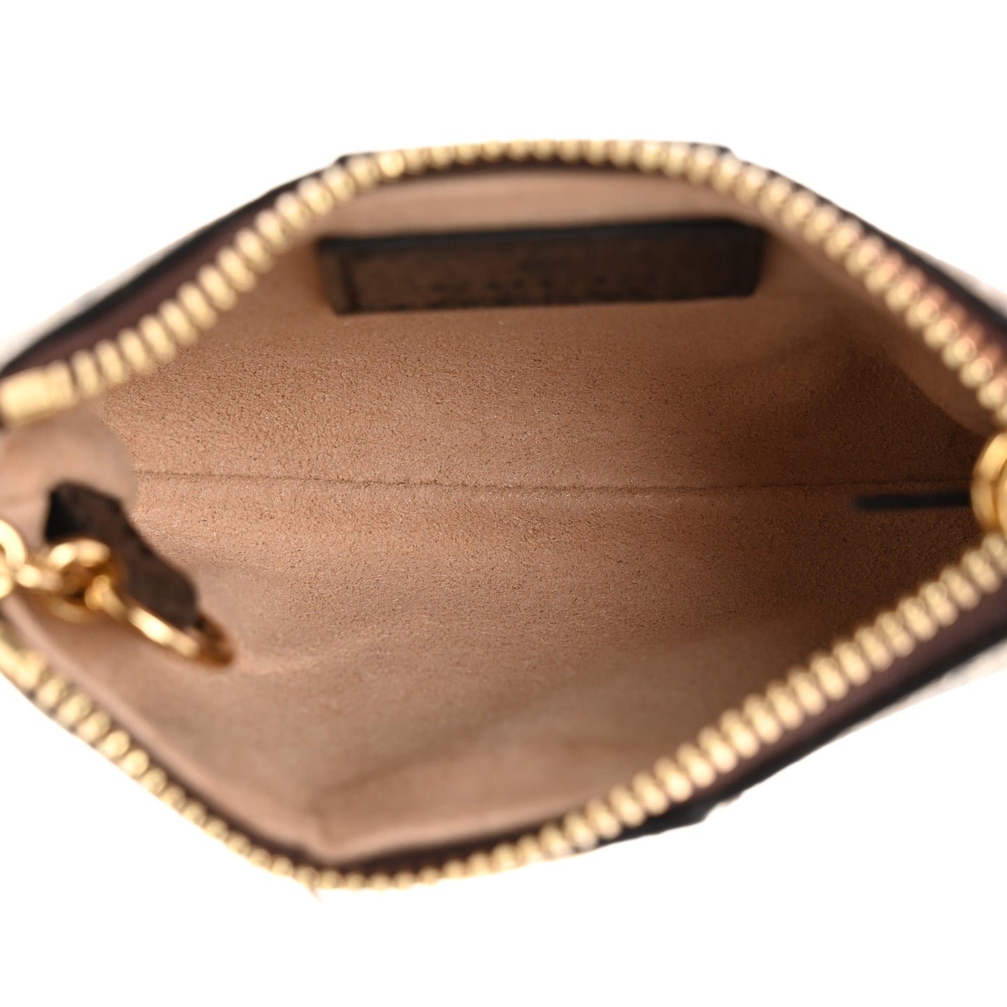 GG Supreme Monogram Web Ophidia Key Case Beige New Acero