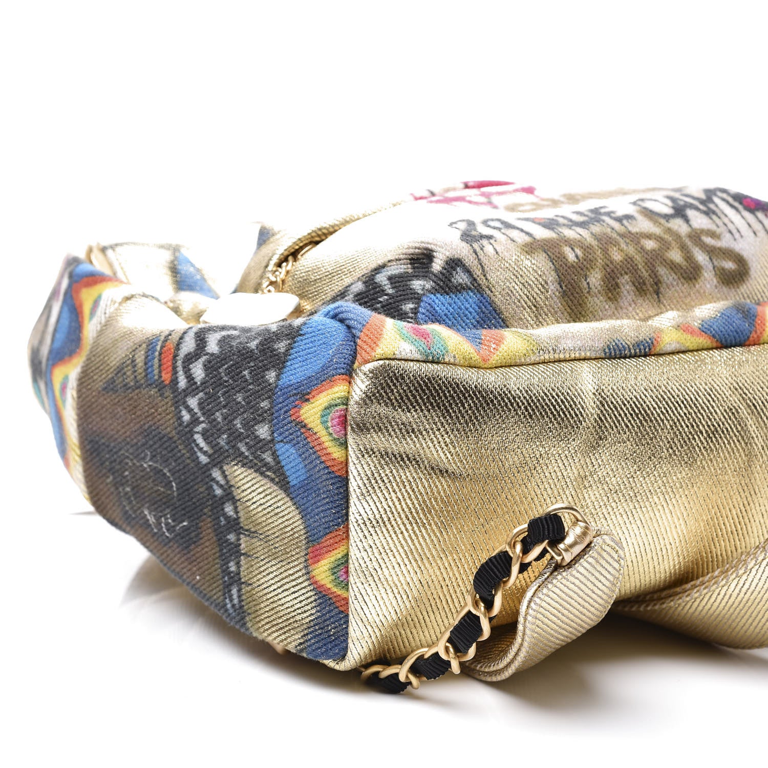 Chanel Graffiti Printed Canvas Street Spirit Backpack Multicolor 8 of 11