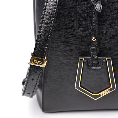 Fendi Vitello Elite Petite 2Jours Tote Black 13 of 14