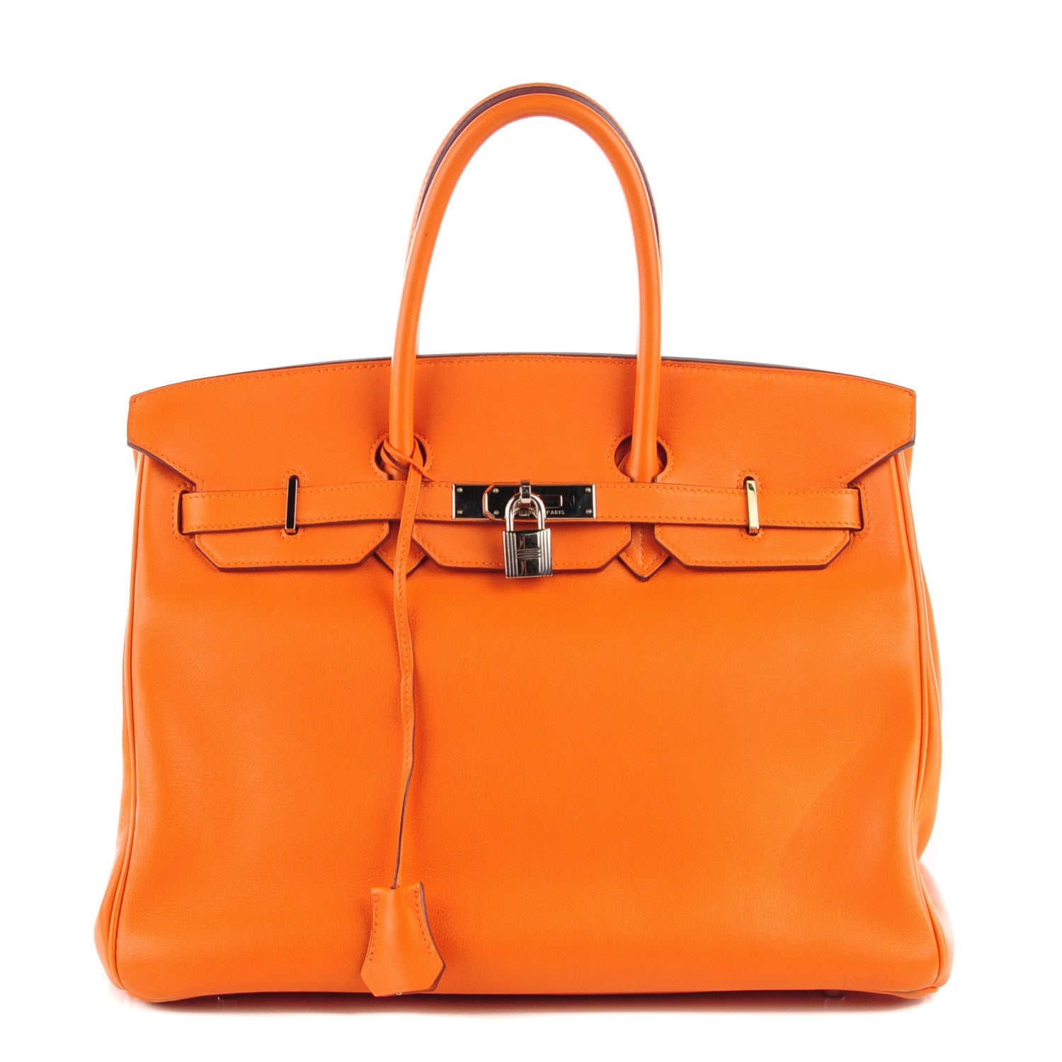 Hermes Veau Swift Birkin 35 Orange 1 of 25
