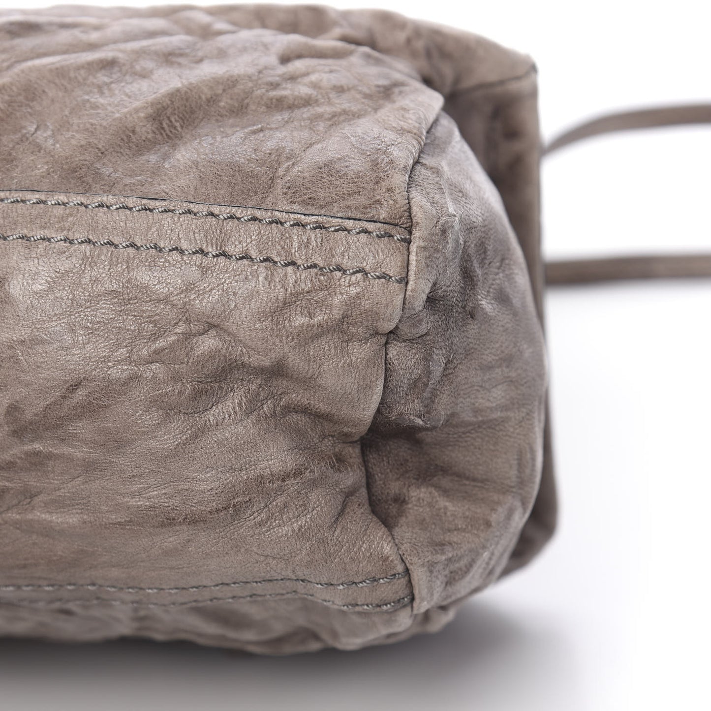 Tumbled Sheepskin Mini Pandora Charcoal
