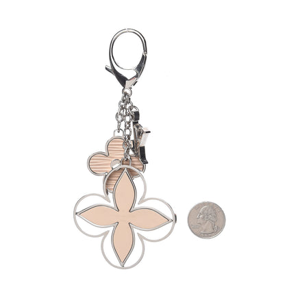 Louis Vuitton Fleur d Epi Bag Charm Beige 2 of 2