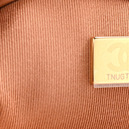 Chanel Lambskin Quilted Medium Chanel 19 Flap Light Brown 7 of 9