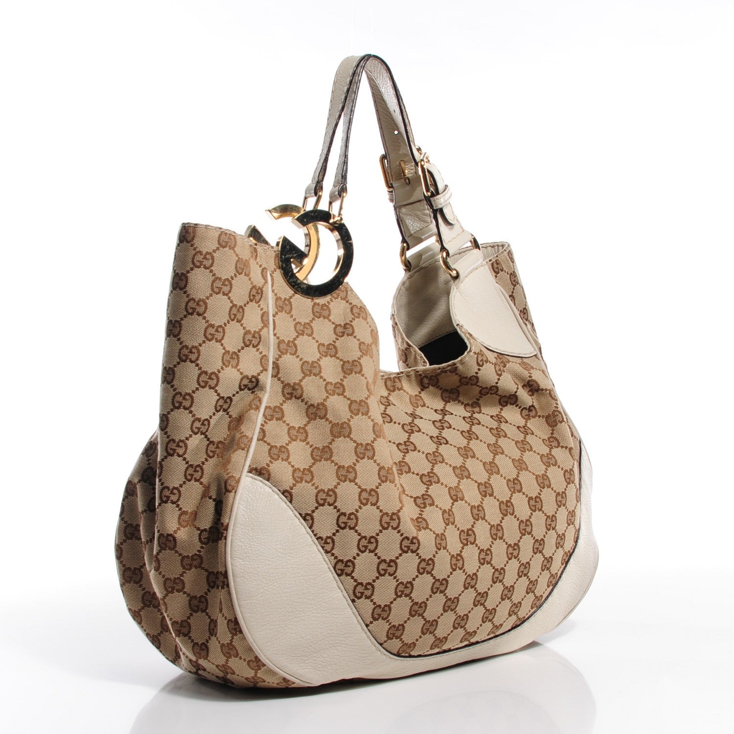 Gucci Monogram Charlotte Tote Off White 2 of 12