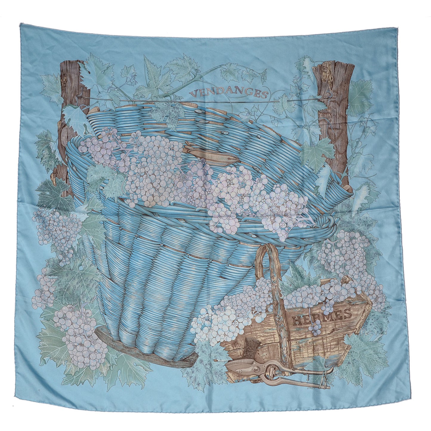 Silk Vendanges Scarf 90