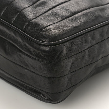 Chanel Lambskin Vertical Quilted Tassel Camera Case Black 8 of 9
