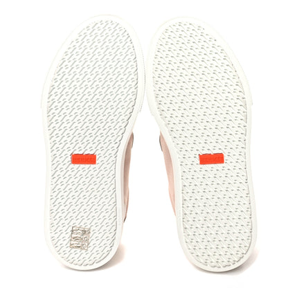 Hermes Calfskin Canvas Day Sneakers 37.5 Framboise White 5 of 8