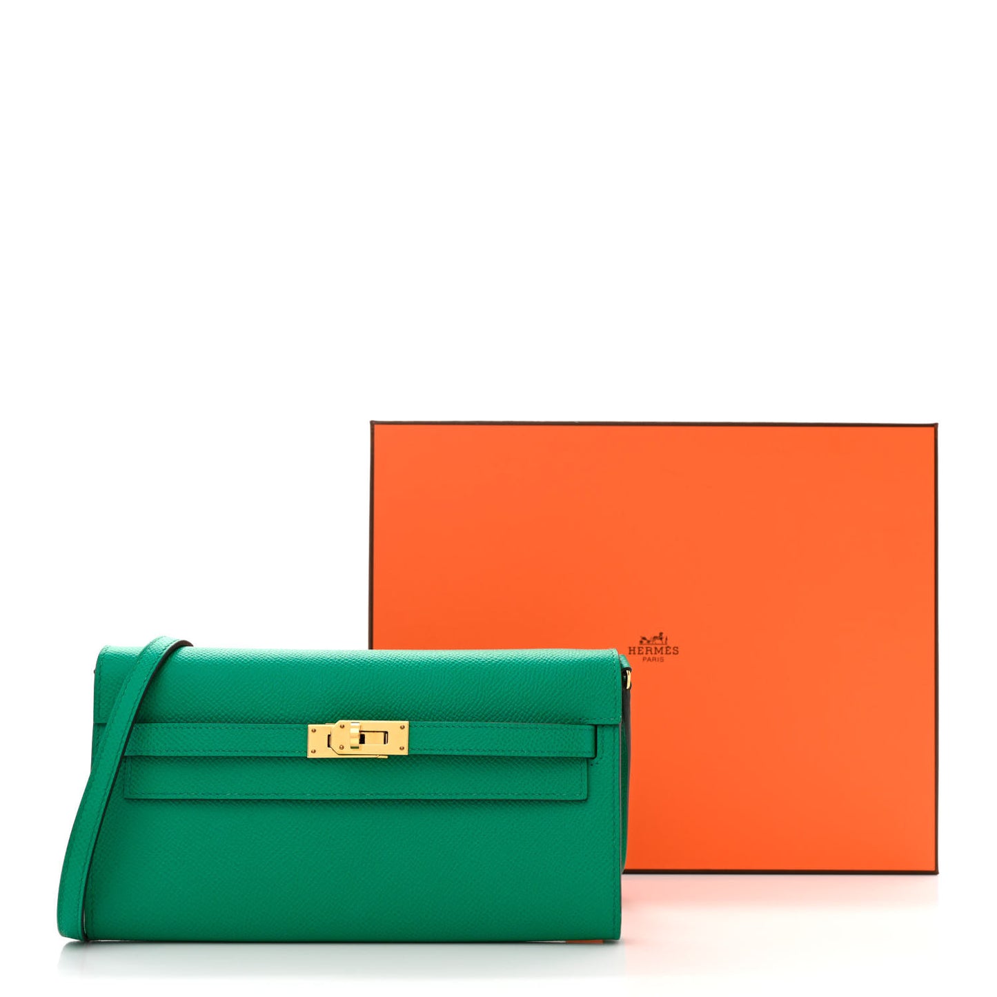 Epsom Kelly Wallet To Go Vert Jade