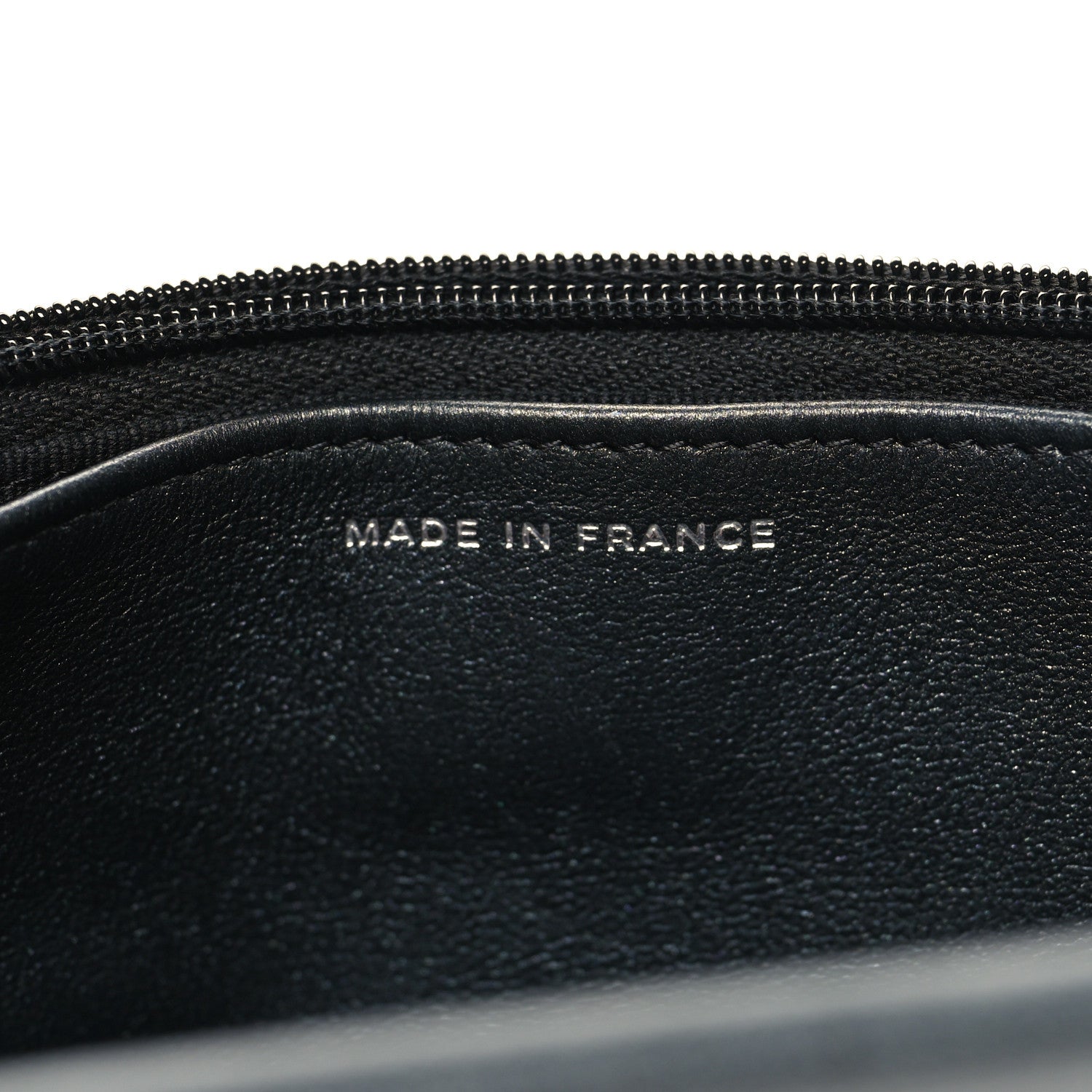 Chanel Lambskin Quilted Wallet On Chain WOC So Black 7 of 12