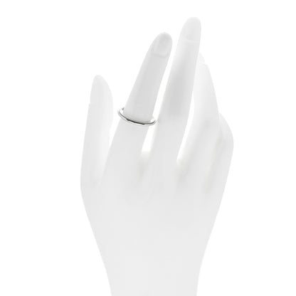 Tiffany Platinum 2mm Milgrain Wedding Band Ring 54 6.75 2 of 4