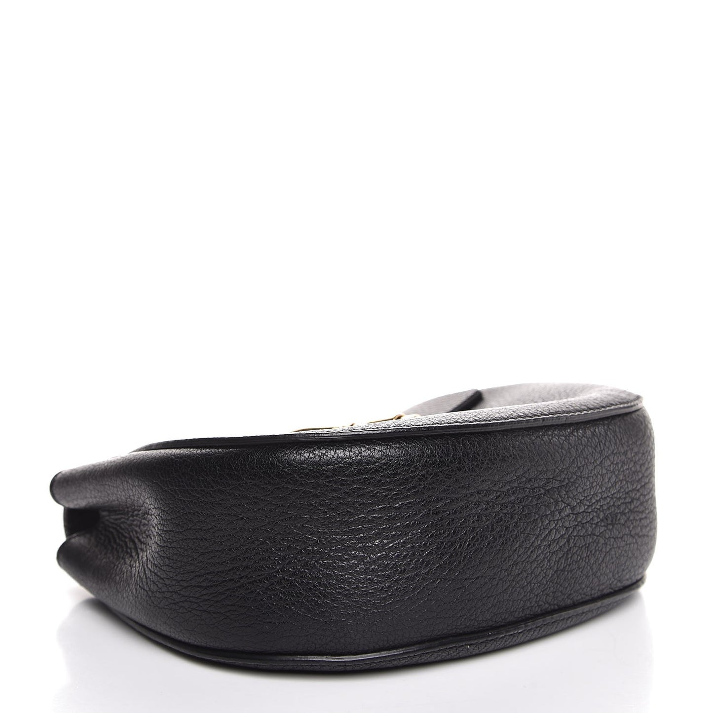 Grained Lambskin Mini Drew Shoulder Bag Black