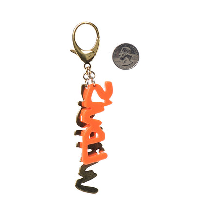 Louis Vuitton Graffiti Bag Charm Orange 2 of 3