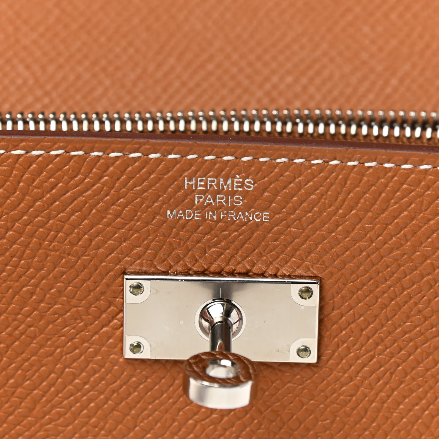 Hermes Epsom Kelly Longue Wallet Gold 6 of 7