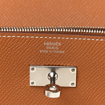 Hermes Epsom Kelly Longue Wallet Gold 6 of 7