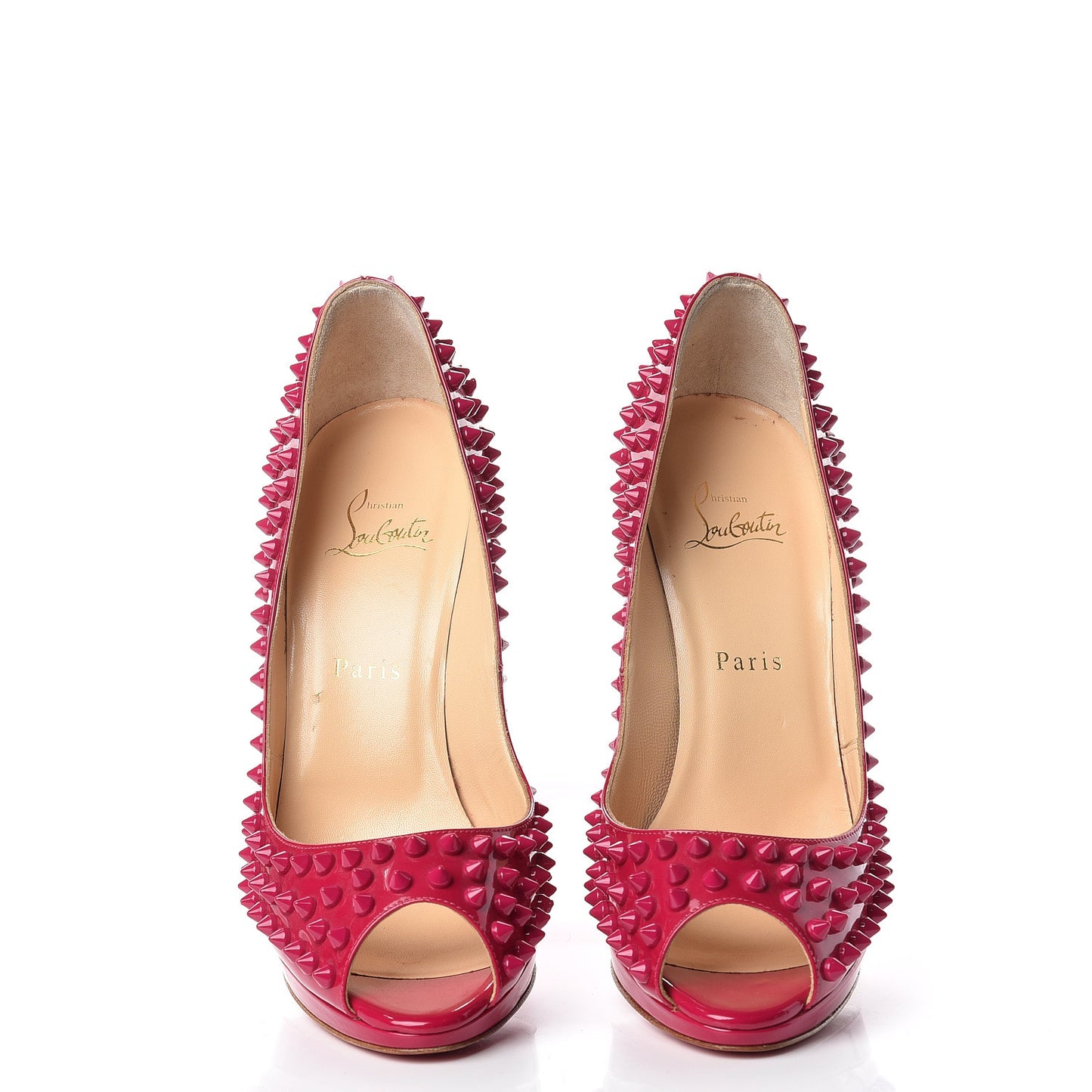 Patent Yolanda Spikes 120 Pumps 39.5 Grenadine