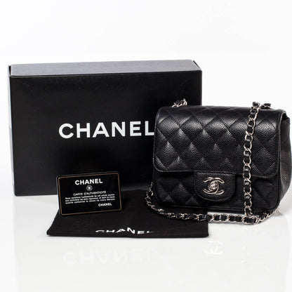 Chanel Caviar Quilted Mini Flap Black SHW 11 of 11
