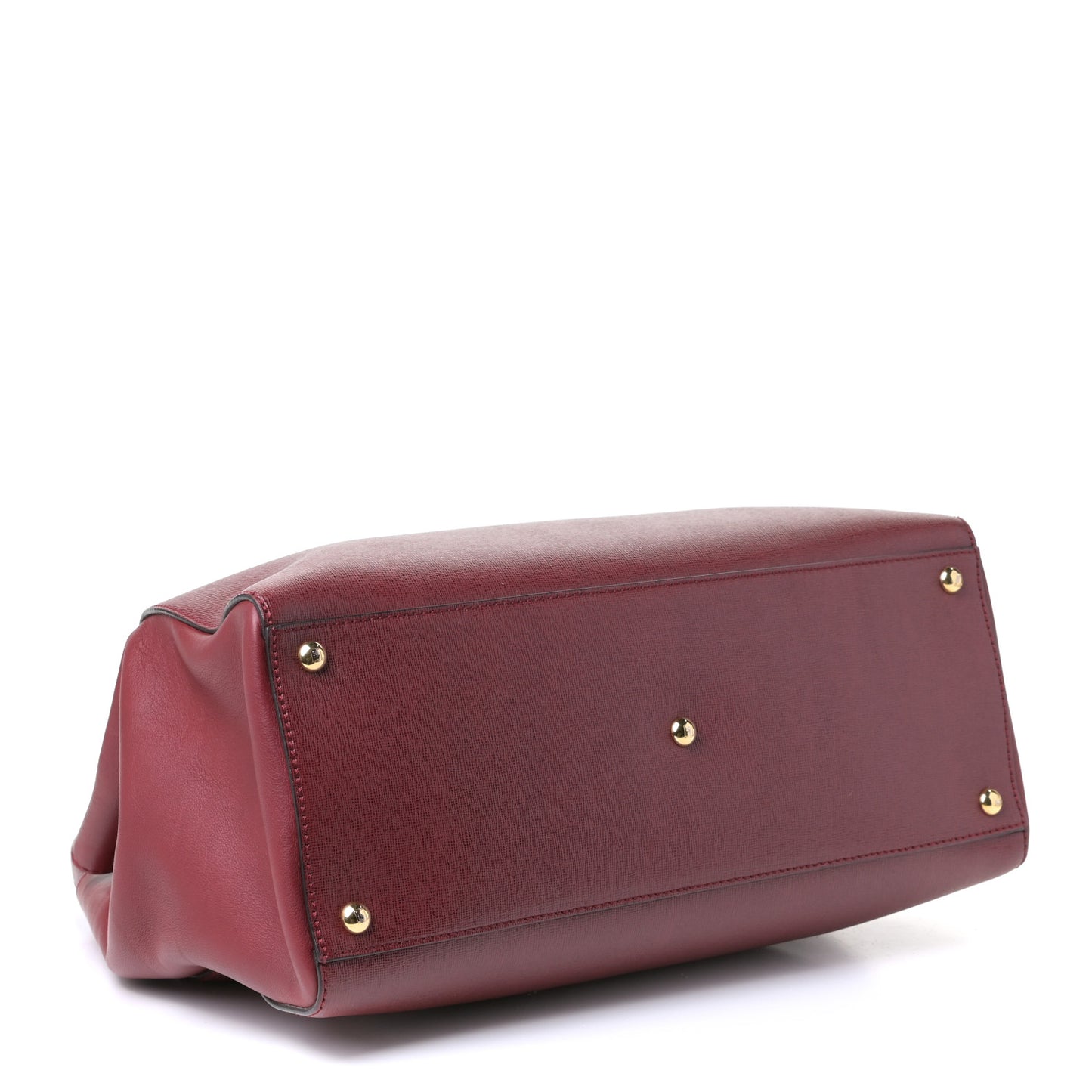 Vitello Elite Regular 2Jours Tote Rosso Scuro Ciliegia