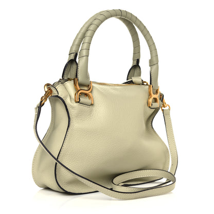 Chloe Calfskin Small Marcie Satchel Light Eucalyptus 2 of 4