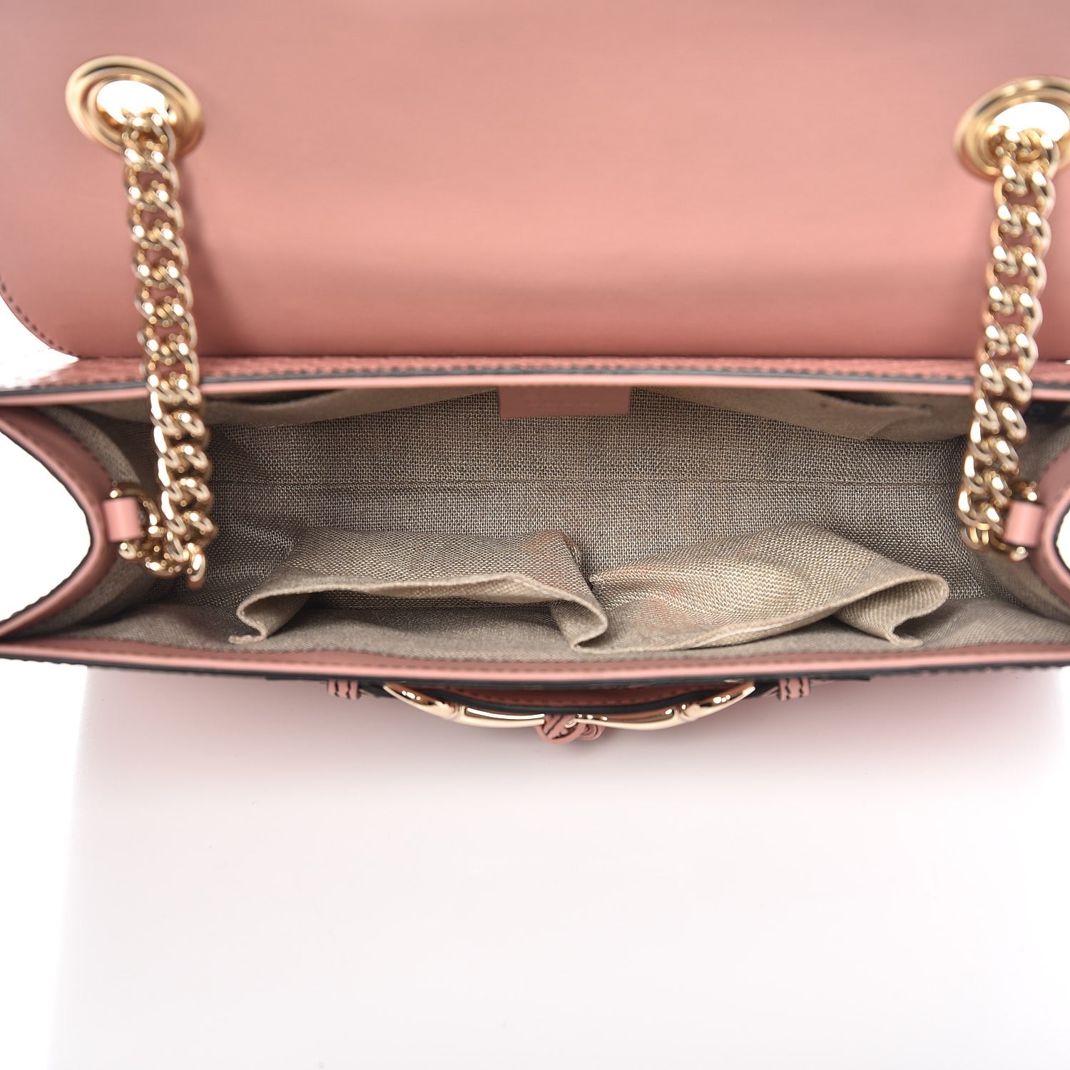Gucci Microguccissima Medium Emily Chain Shoulder Bag Soft Pink 5 of 8