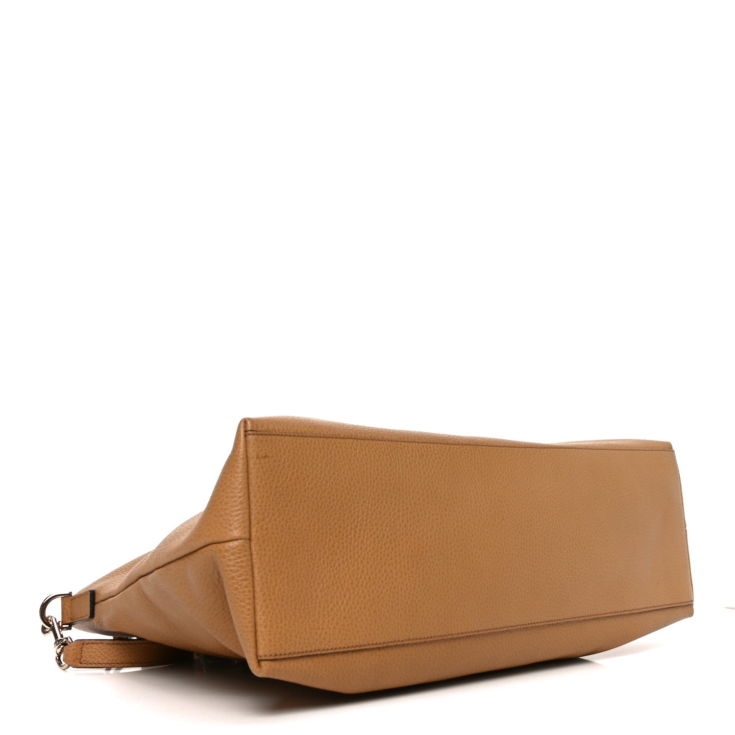 Gucci Calfskin Bamboo Tassel Top Handle Tote Whiskey 4 of 10