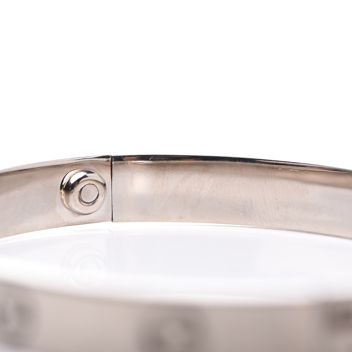 Cartier 18K White Gold LOVE Bracelet 17 6 of 6